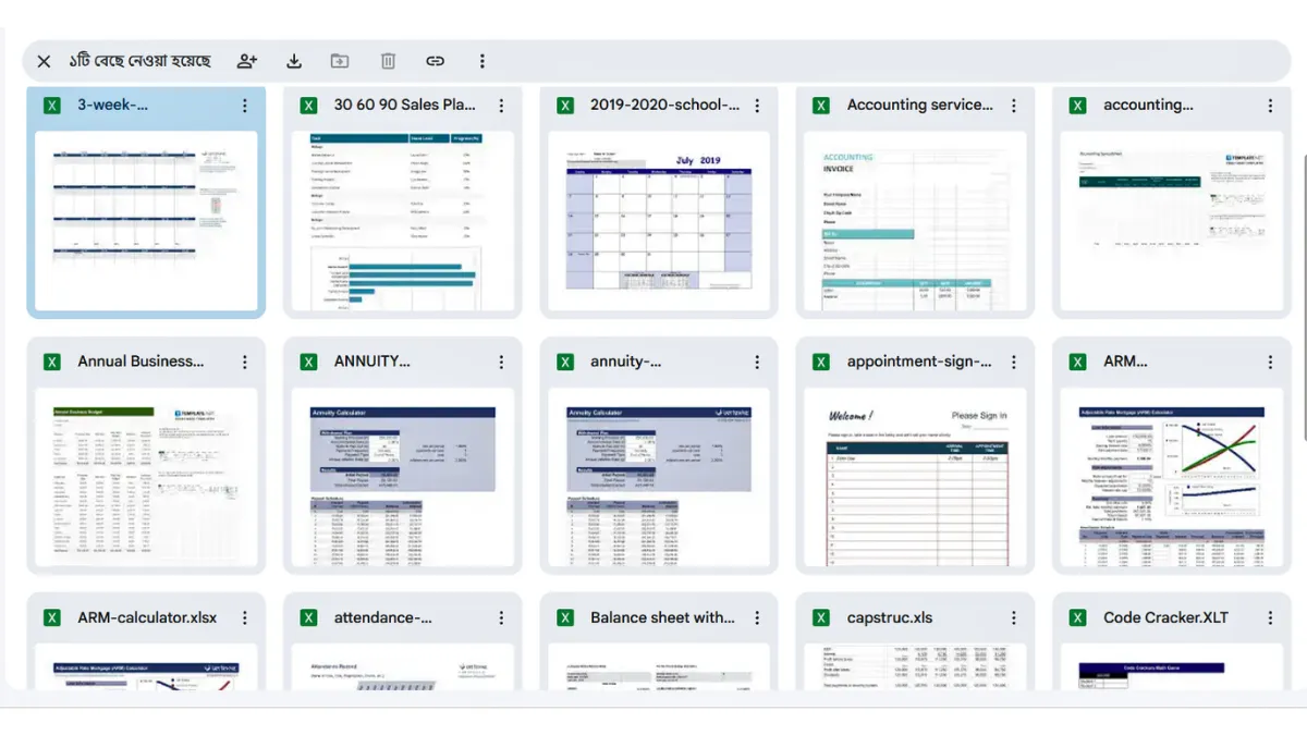 1000+ Excel Templates Pack