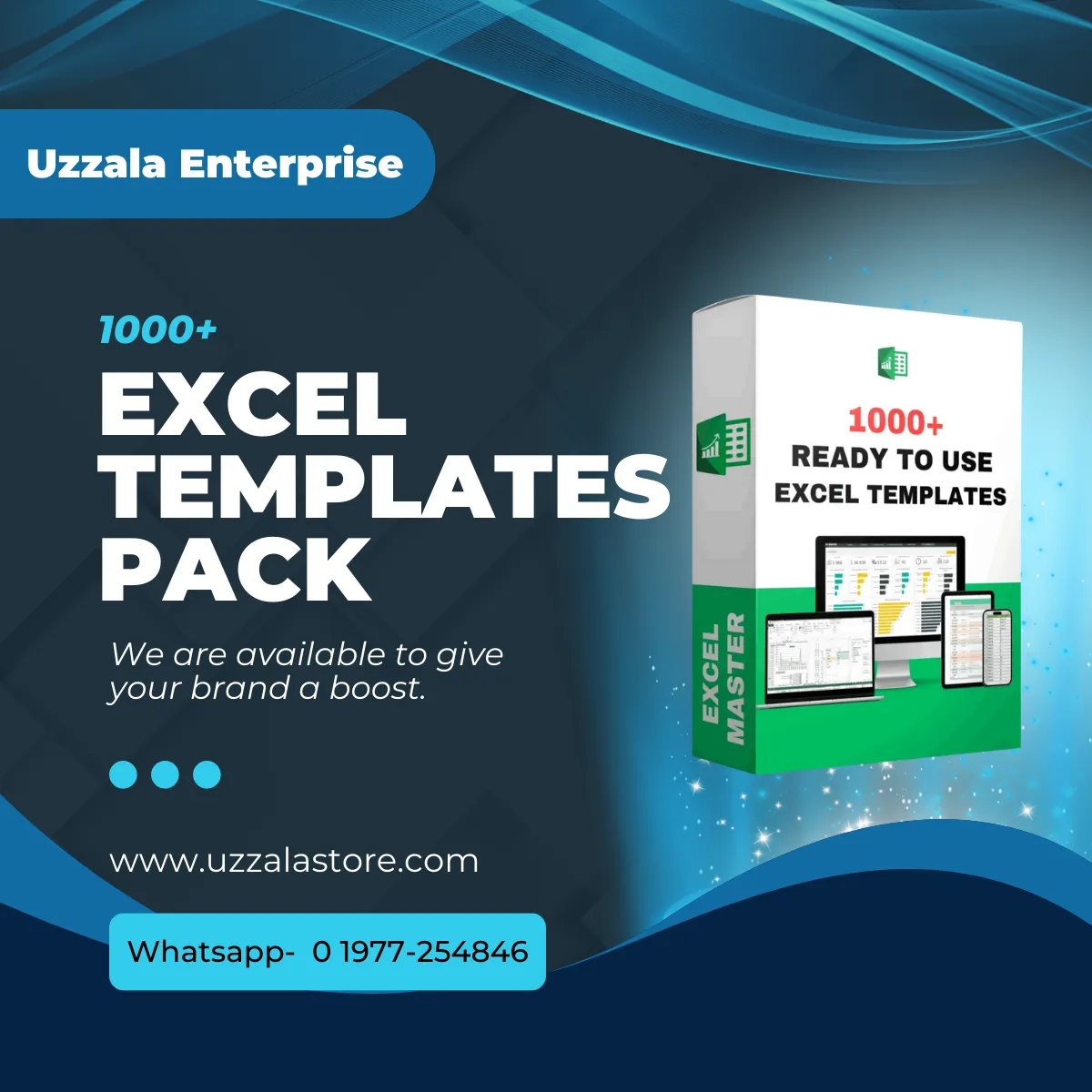 1000+ Excel Templates Pack