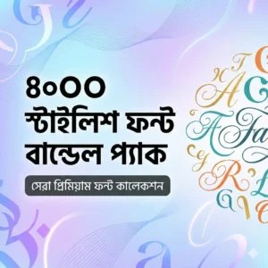 4000 Stylish Font Bundle Pack