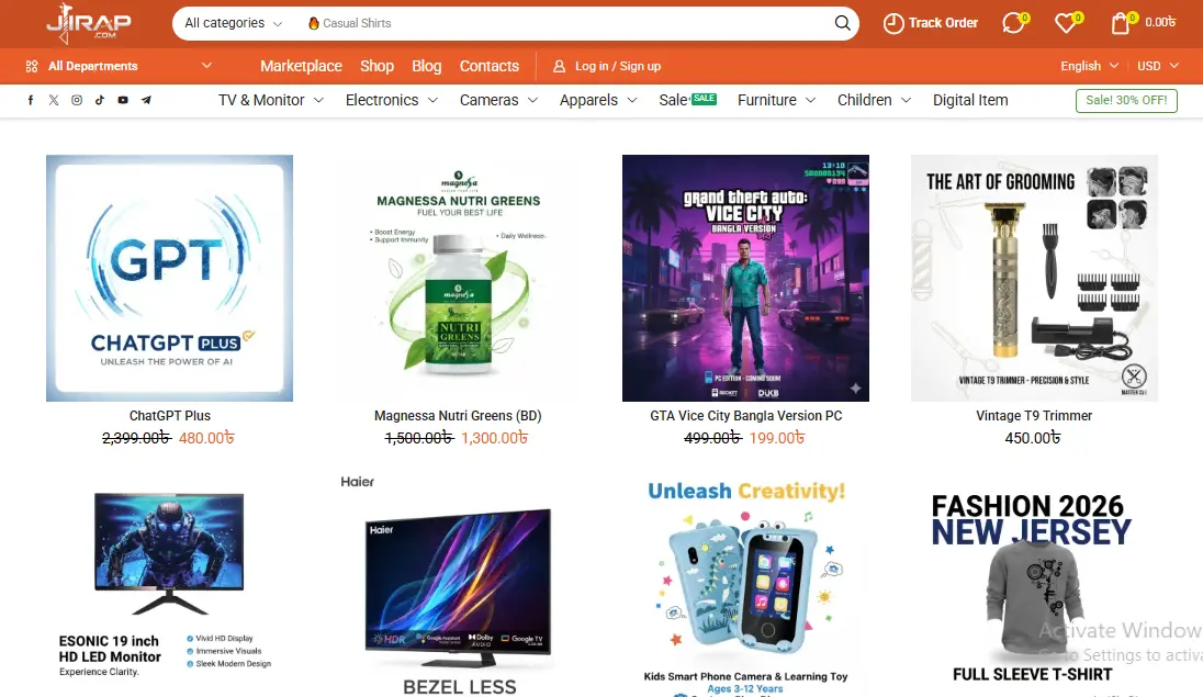 JIRAP E-Commerce Wordpress Website Ready File - Image 5