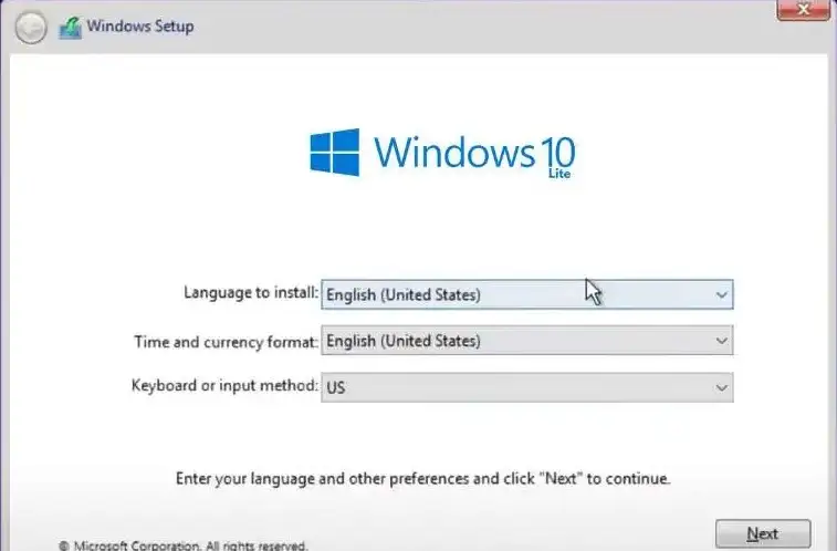 Windows 10 Lite Activated