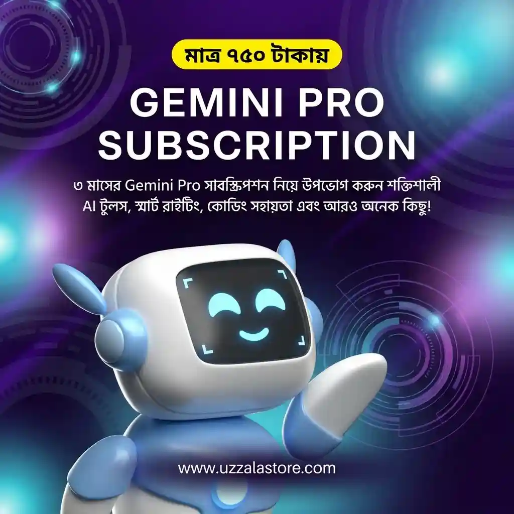 3 Month Gemini Pro Subscription BD