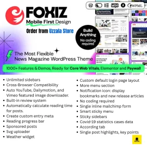 Foxiz WP Theme (GPL)