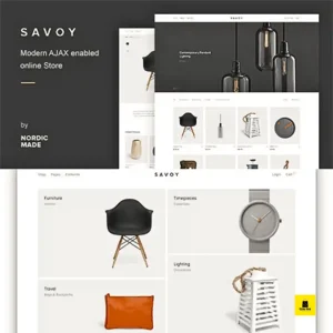 Savoy Minimalist AJAX WooCommerce Premium Theme
