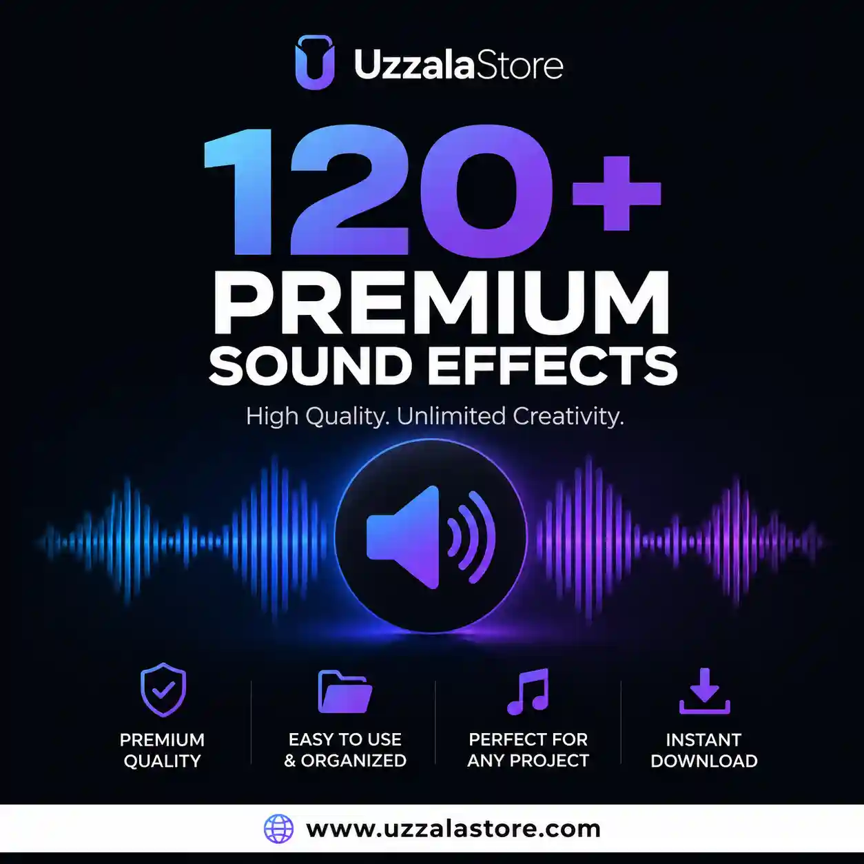 120+ Premium Sound Effects