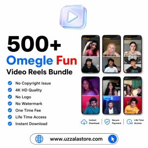 500+ Omegle Fun Video Reels Bundle