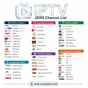 IPTV JSON Channel List