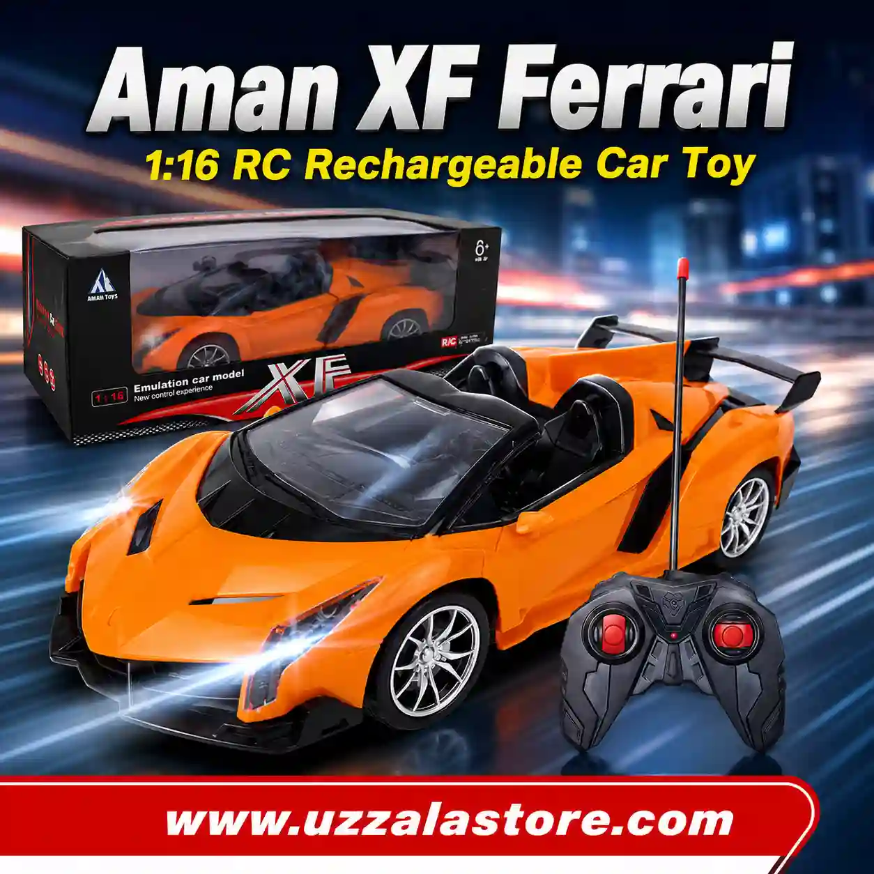 Aman XF Ferrari 1:16 RC Rechargeable Car Toy