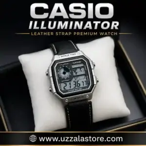 CASIO ILLUMINATOR LEATHER STRAP PREMIUM WATCH