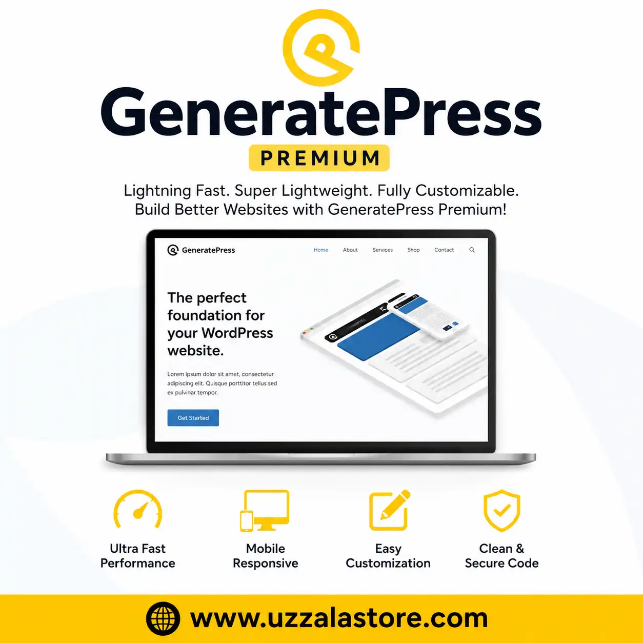 GeneratePress Premium uzzala store