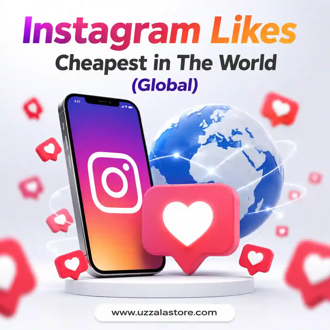 Instagram Likes Cheapest in The World (Global)