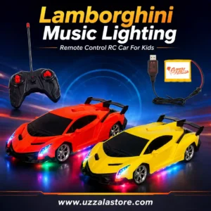 Lamborghini Music Lighting Car Model Rechargeable Remote Control RC Car For Kids