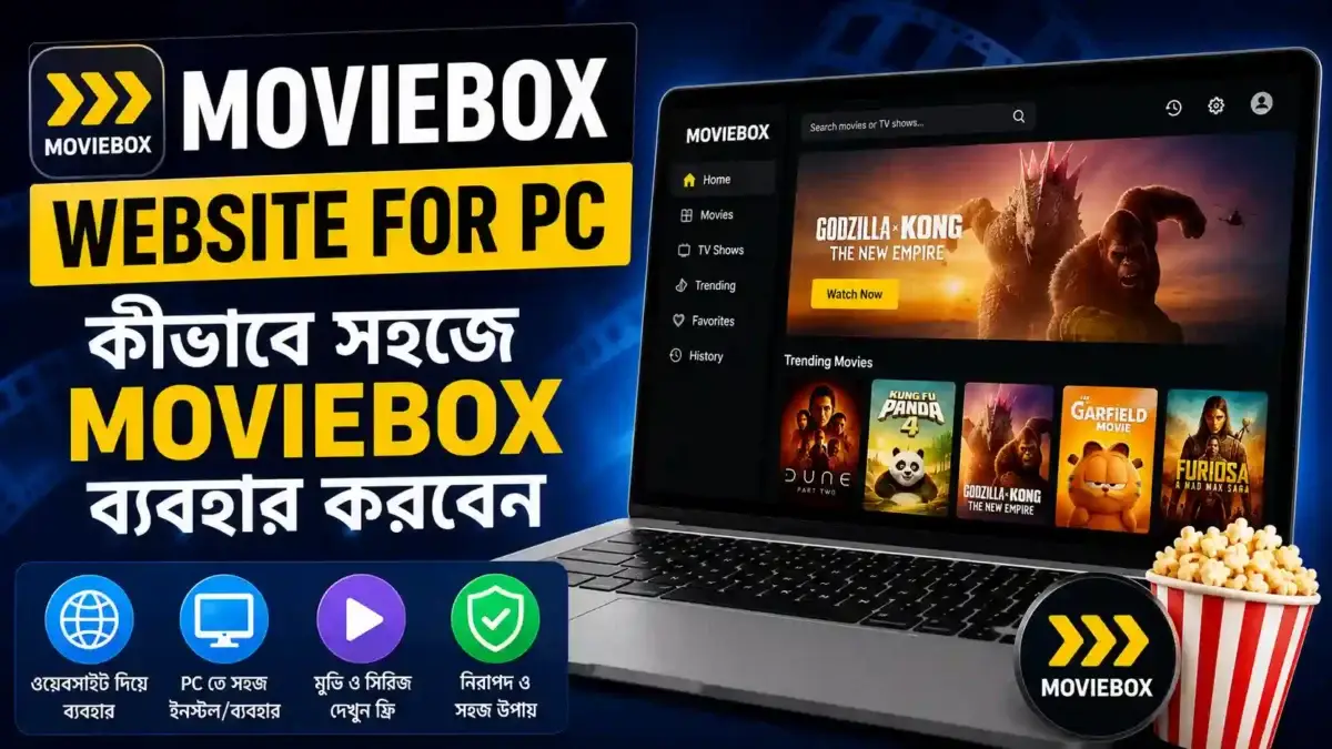 Moviebox Website for PC কীভাবে সহজে Moviebox ব্যবহার করবেন