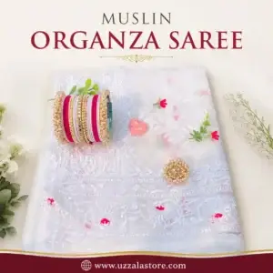 Muslin Organza Saree 2
