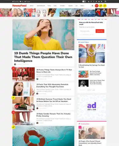 Newsy Premium Viral News & Magazine WordPress Theme - Image 4