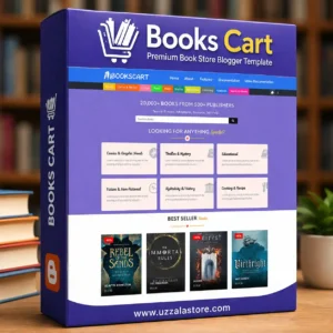 Books Cart Premium Book Store Blogger Template thumbnail