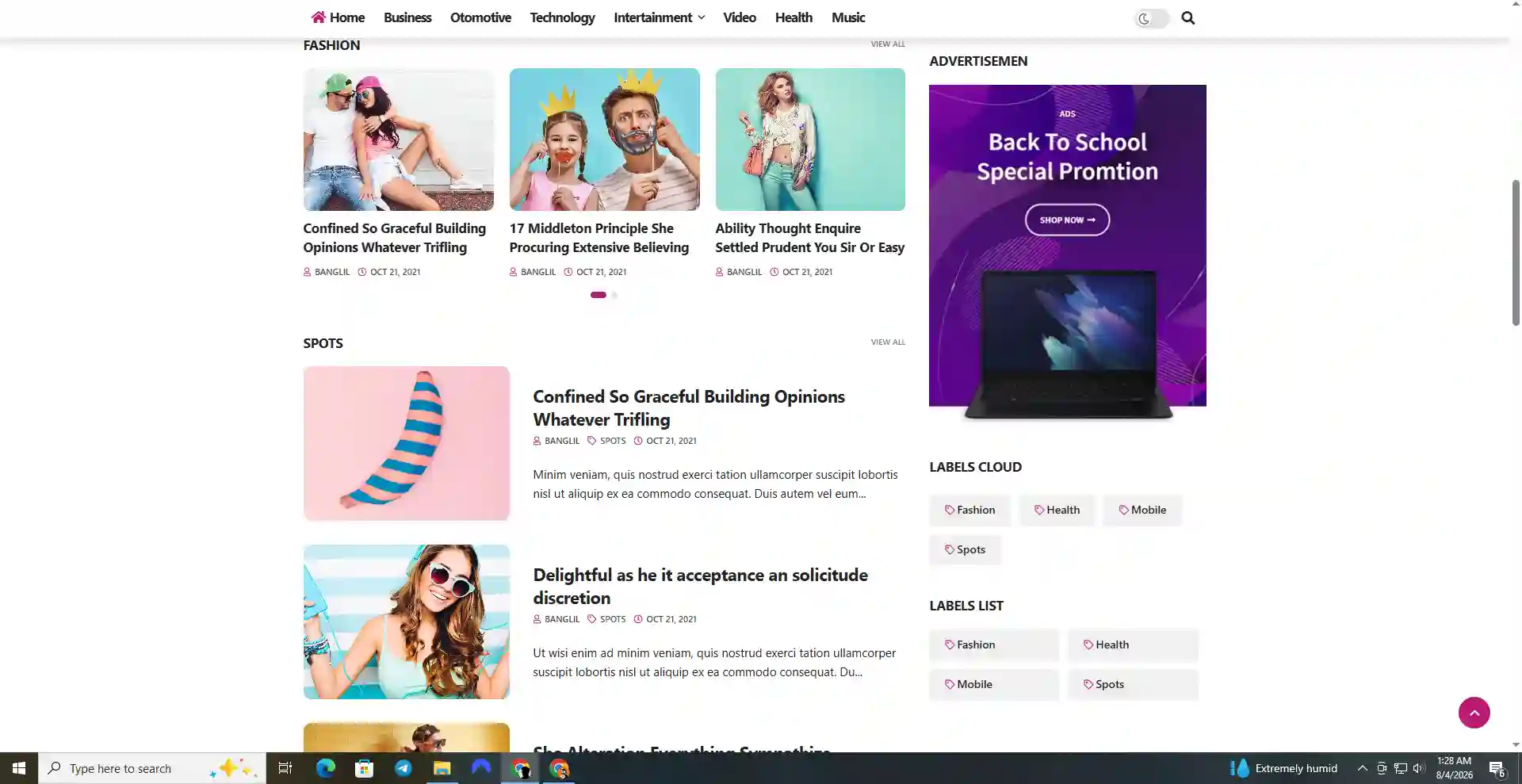 GSNews Premium Templates for Blogger - Image 3