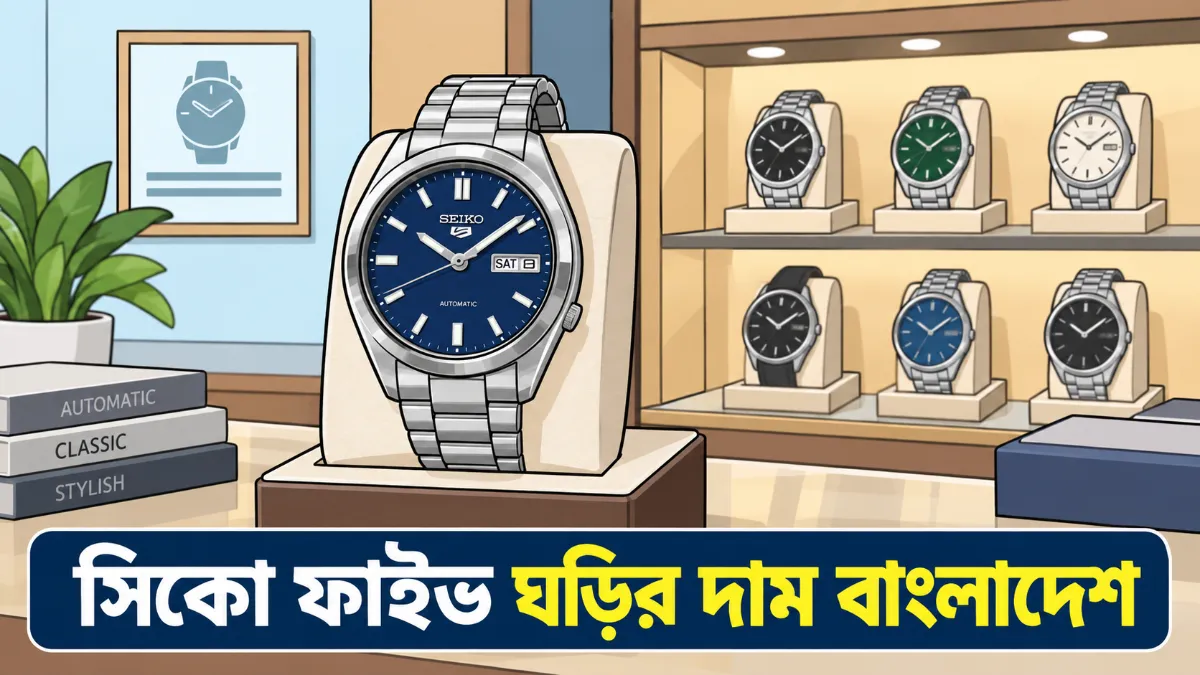 সিকো ফাইভ ঘড়ির দাম বাংলাদেশ